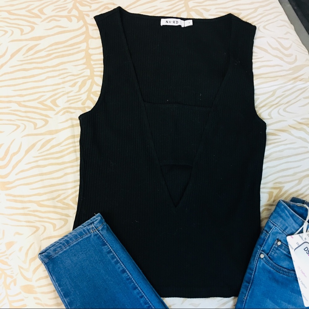 Nakd fashion ribbed top